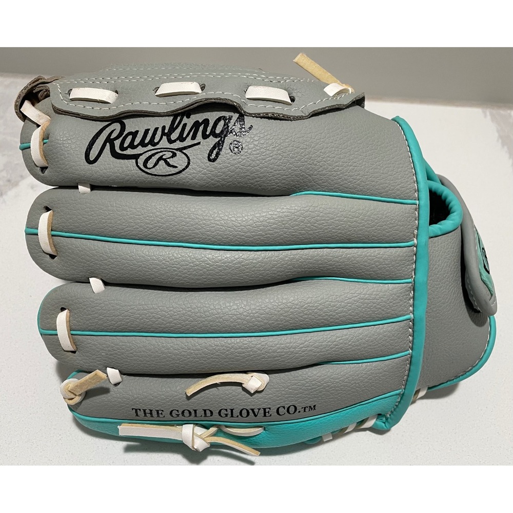 Rawlings Players Series 11 Inch Youth Fastpitch Softball Glove WPL11GM Gray Teal